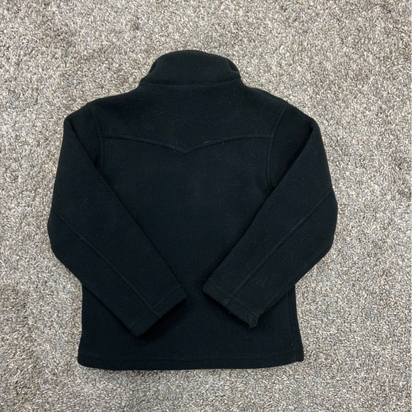 Roper jacket boys XS black quarter zip fleece pullover western - Picture 5 of 9